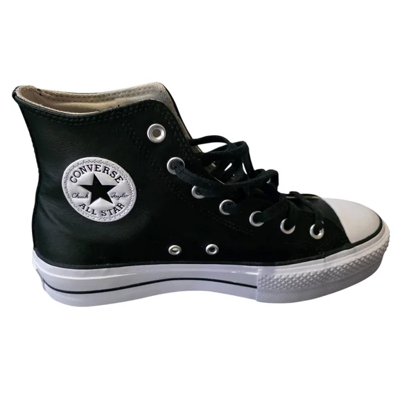 Converse Chuck Taylor All Star Lift Platform High Top Sneakers Black Worn Once - Picture 4 of 10